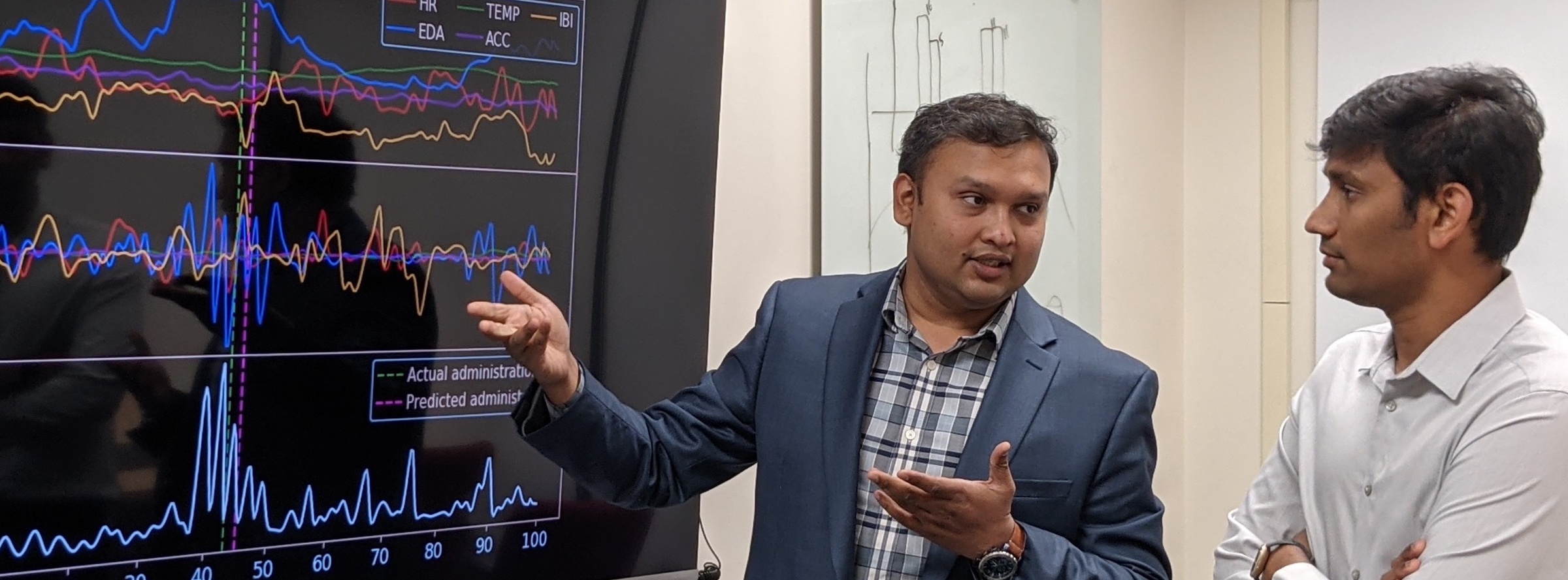 UMass Amherst assistant professor Tauhidur Rahman and Ph.D. student Bhanu Teja Gullapalli discuss their research findings.