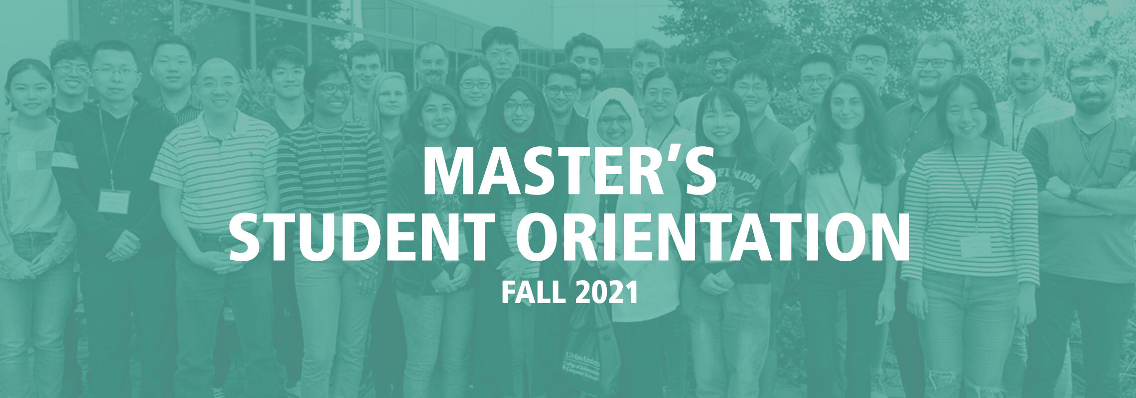 Master's Student Orientation Fall 2021