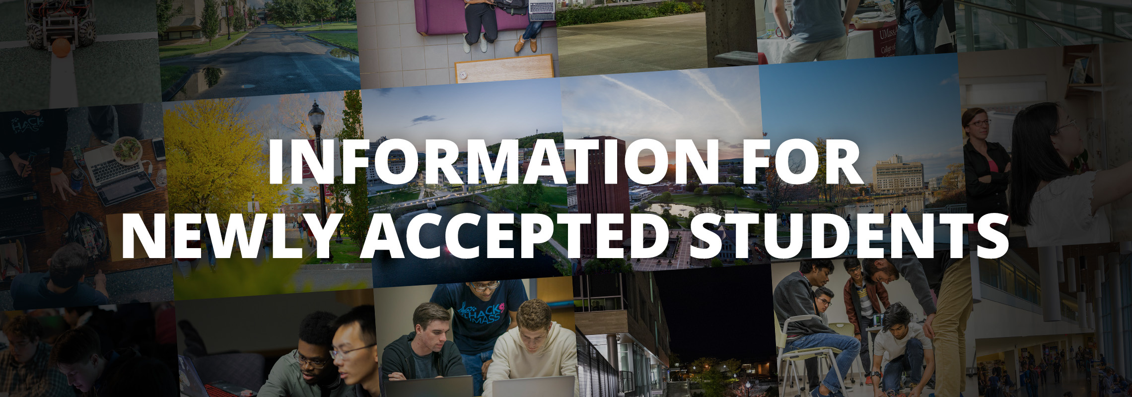 Information for Newly Accepted Students