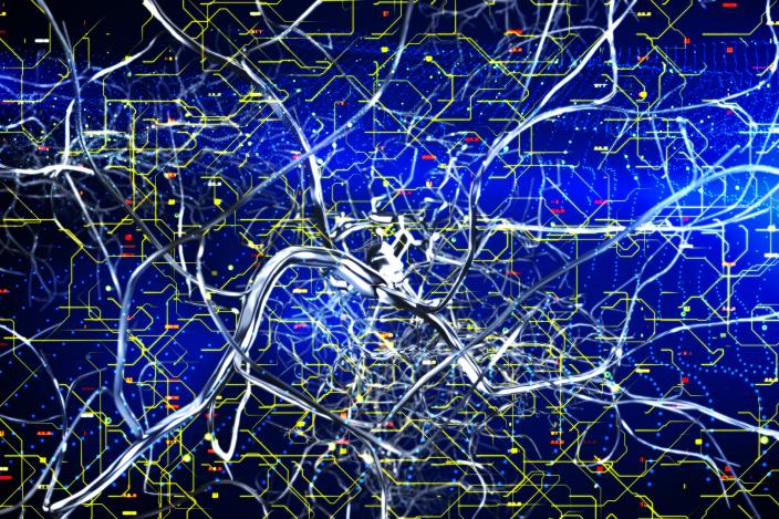 generic image of connected neurons