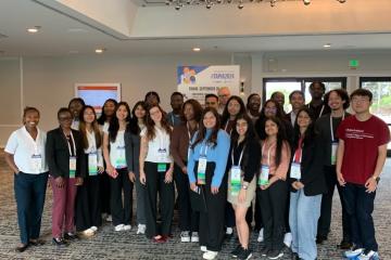 Manning CICS students at Tapia 2024 in San Diego, CA