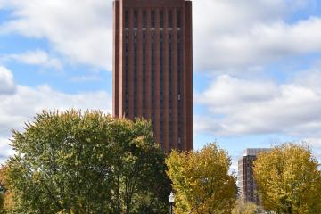 image of the UMass Amherst W.E.B Dubois Library