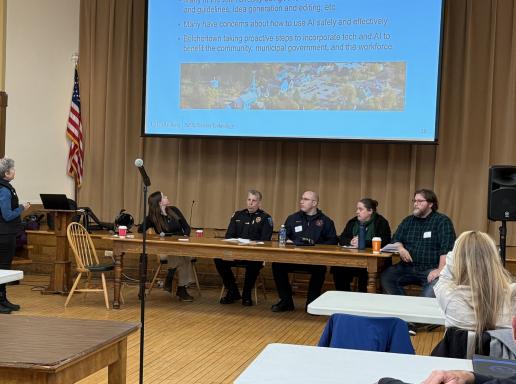 image of panel of community leaders during a special event hosted by PIT@UMass