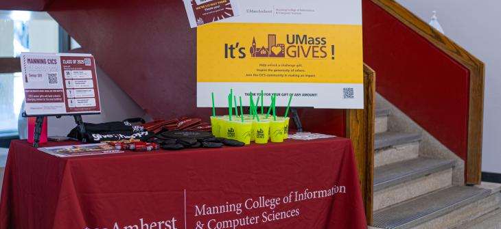 UMassGives 2025 table