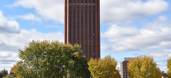 image of the UMass Amherst W.E.B Dubois Library