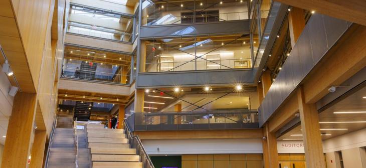 internal shot of the computer science laboratories