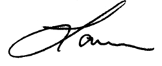 Laura Haas signature 