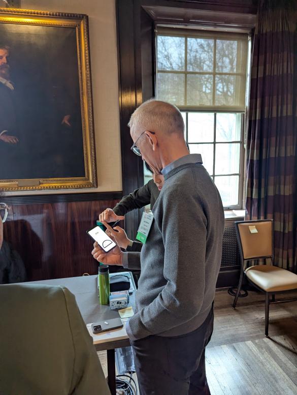 Man holding phone