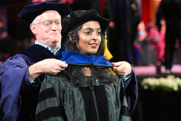 umass amherst doctoral hooding 