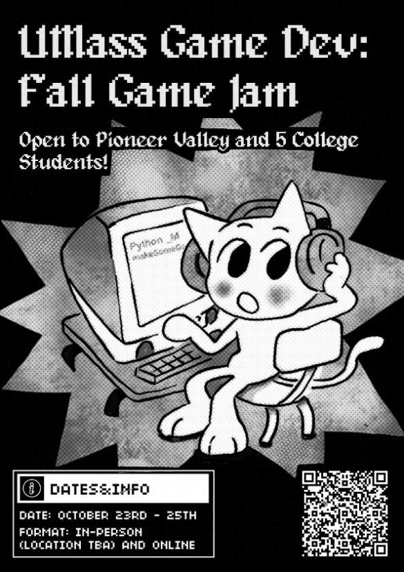 Umass Game Jam Flyer