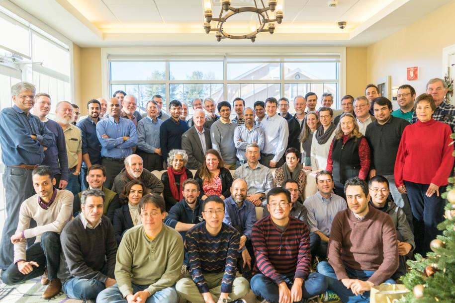 Group shot of the CICS faculty at a retreat